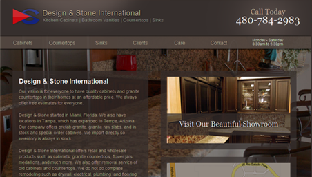 Web Portfolio - Design & Stone International