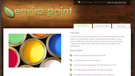 Web Portfolio - Enviro-Paint