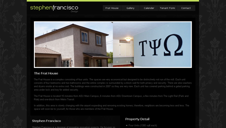 Web Portfolio - Stephen Francisco